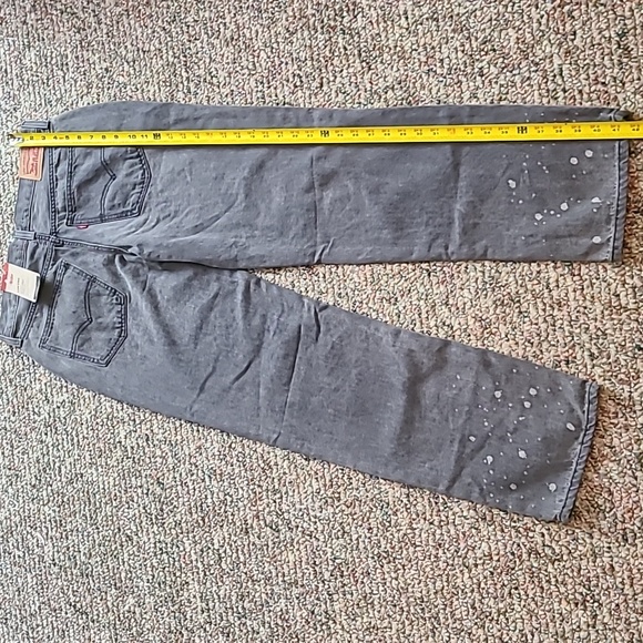 LEVIS WOMENS LIW PRO STRAIGHT GRAY JEANS SIZE 28 SEE MEASUREMENTS IN PICTURES - Picture 13 of 16